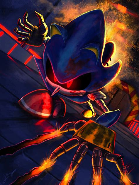 [100+] Metal Sonic Wallpapers | Wallpapers.com