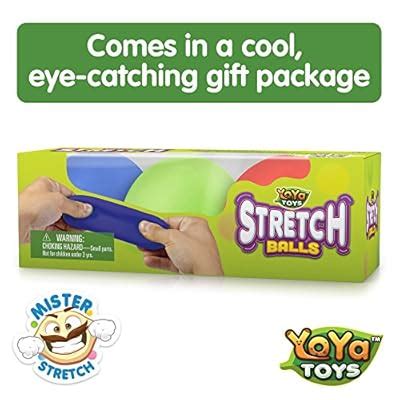 YoYa Toys Pull, Stretch and Squeeze Stress Balls - 3 India | Ubuy