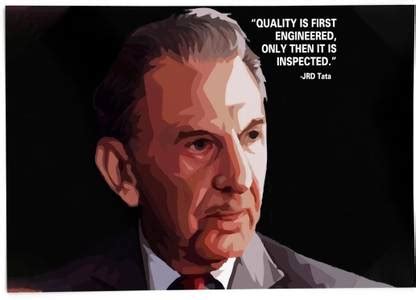 JRD Tata Motivational Wall Posters Paper Print - Personalities posters ...