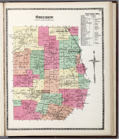 Steuben, Oneida County, New York. - David Rumsey Historical Map Collection