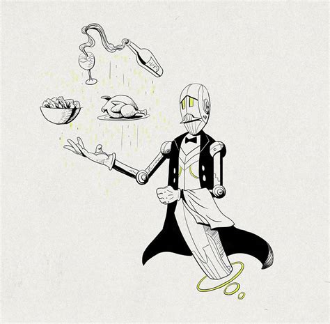 Image result for deviantART Butler Robot