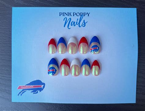 10 Variations - Buffalo Bills Press on Nails - Etsy