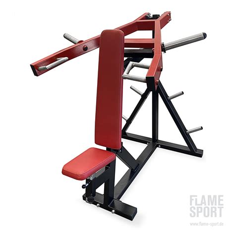 Shoulder (Military) Press Machine (1P) Plate loaded / Flame Sport ...