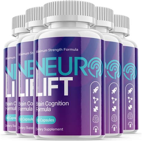 (5 Pack) Neuro Lift - Nootropic Memory Booster Dietary Supplement for ...