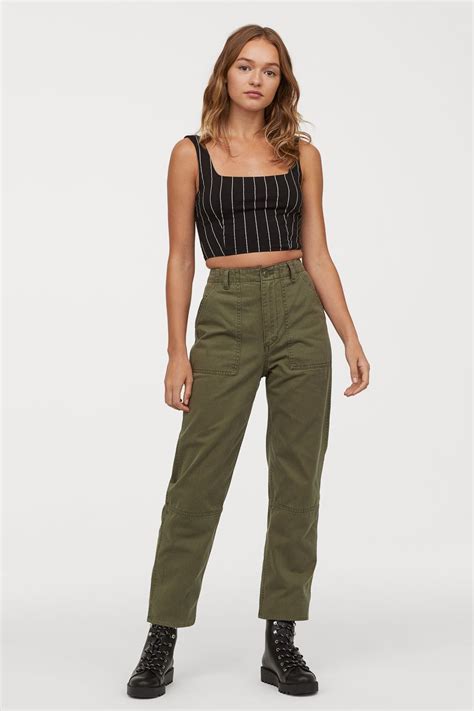 Ladies Cargo Pants Khaki at Brian Durham blog