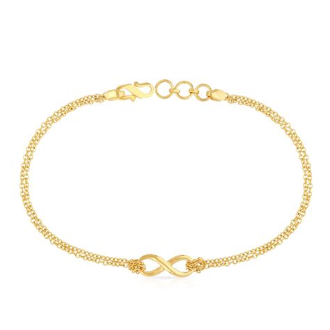 Buy Malabar Gold and Diamonds 22k (916) Yellow Gold Bracelet for Women ...