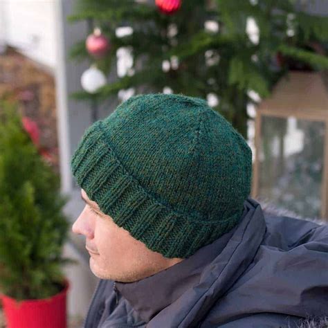 Easy mens beanie knitting pattern – Artofit