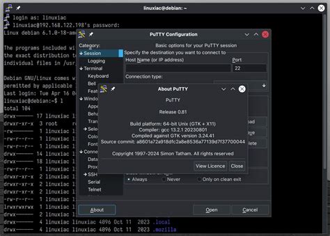 Using Putty App 的图像结果