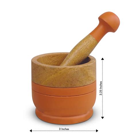 Eco-Friendly Kids' Play Combo: Mango Wood Mortar Pestle and Whisk ...