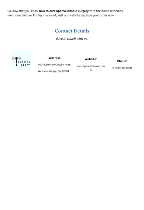 PPT - How To Cure Lipoma Without Surgery with Natural Remedies at Home? PowerPoint Presentation ...