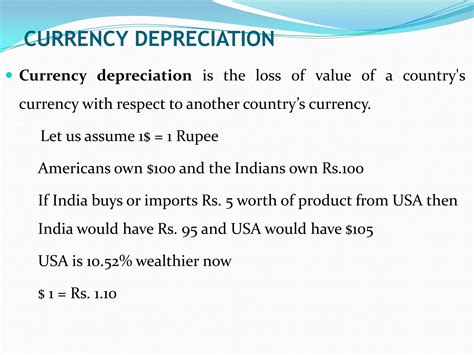 Rupee depreciation and its impact on indian industries- using authenticated source | PPTX