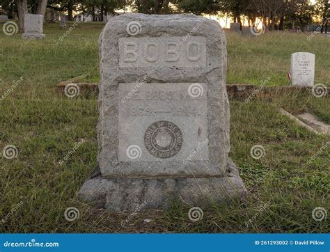 Woodmen of the World Gravestone for J.E. Bobo M.D. in the Bedford ...