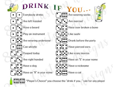 Drinking Games To Play With 2 Dice at Robert Fabry blog