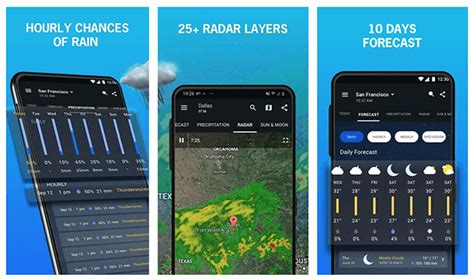 Free Weather Apps for Android 的图像结果