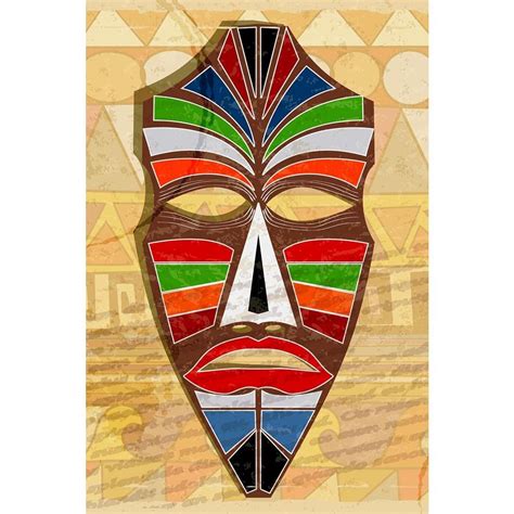 AZ Ethnic Mask Unframed Paper Poster : Amazon.in: Home & Kitchen