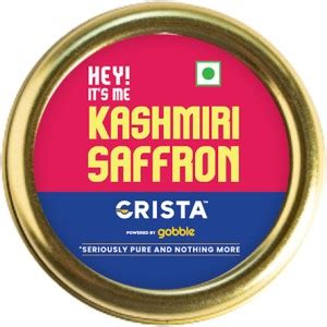 CRISTA Kashmiri Saffron Leaves|Finest Kesar Threads|Zero added Colours ...