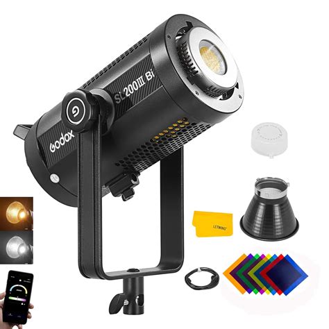 Godox SL200III Bi 215W Bi-Color LED Video Light,2800~6500K CRI/TLCI 96 ...
