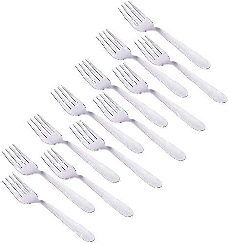 Buy India's Big Shop Stainless Steel Dessert Fork, 6-inch, Silver -Set ...