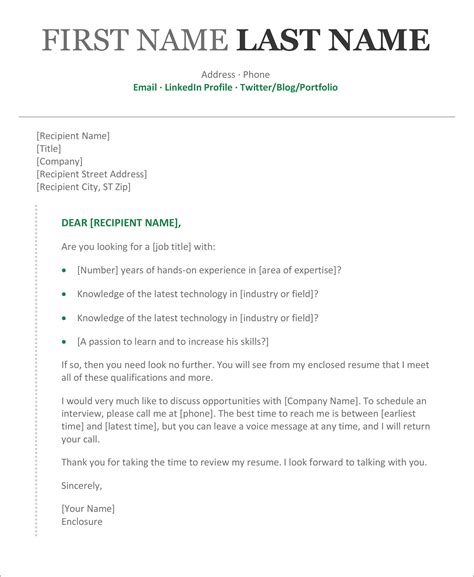 Microsoft Word Free Cover Letter Template Google Docs - Free Word Template