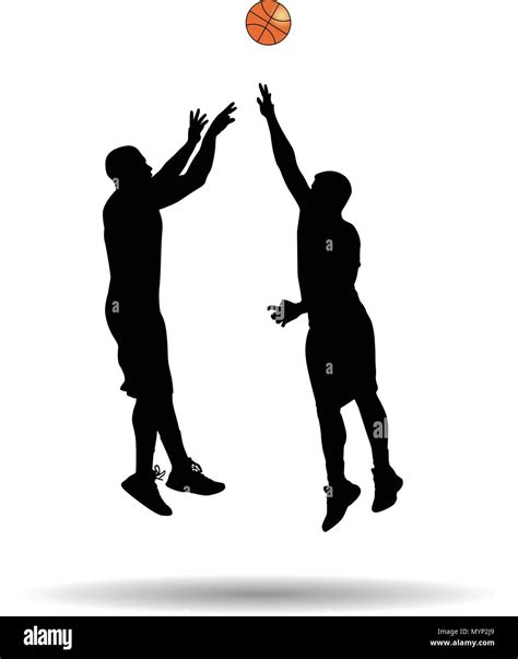 Basketball player silhouette Stock Vector Image & Art - Alamy