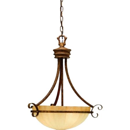 Kichler 3321LBZ Three Light Bowl Pendant from the Northam Collection ...