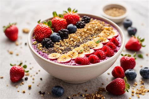 Oatmeal With Fruits And Berries Free Stock Photo - Public Domain Pictures