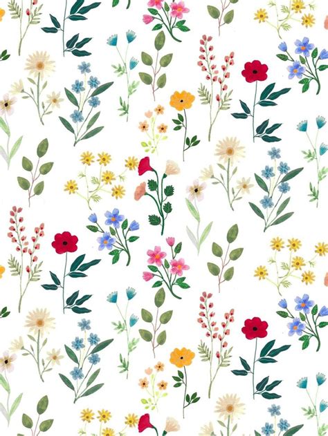 flower drawing wallpaper