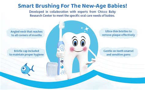 Chicco Light Blue Toothbrush 6 36M With Strawberry Toothpaste 12M+ Kid ...