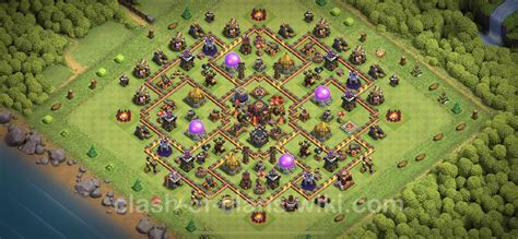 Farming Base TH10 with Link, Hybrid - Clash of Clans 2022 - Town Hall ...