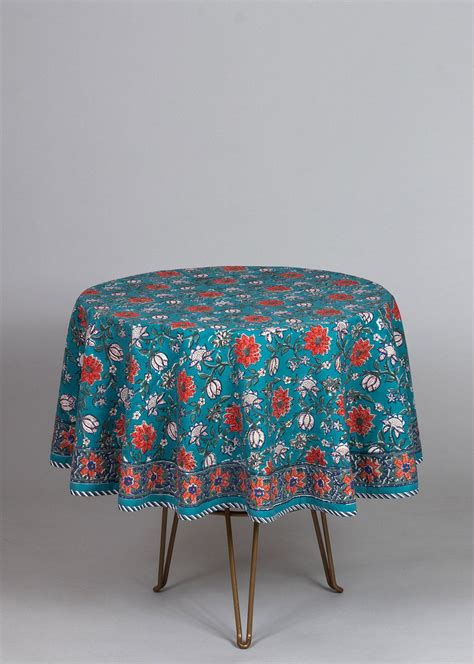 Eden of the Ocean Hand Block Printed Table Cover – The Printroots