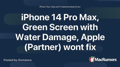 Image result for 14Pro Green Screen Error Fix