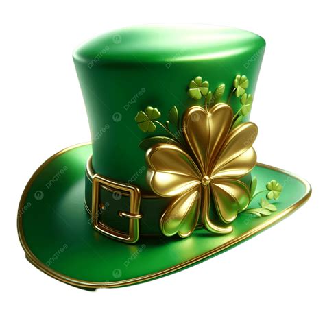 3d St Patrick S Day Hat With Shamrock Design, 3d St, Patrick Rsquo, S ...