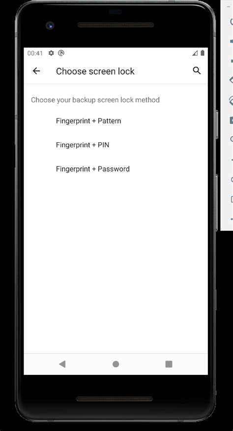 Android Credentials API Examples 的图像结果