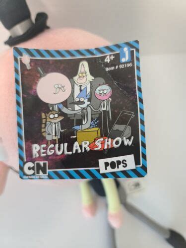 RARE NWT Cartoon Network Regular Show Pops Maellard Plush 14" Toy ...
