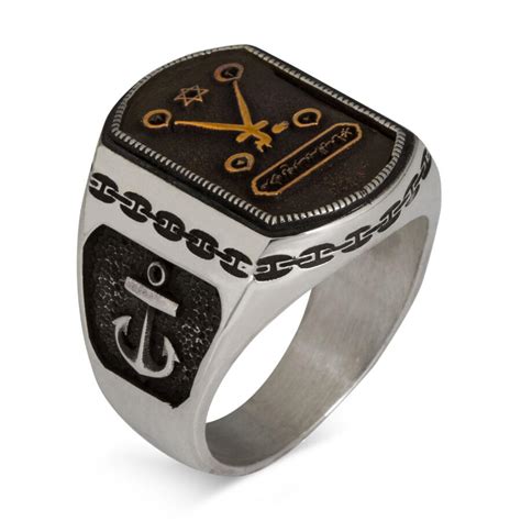 Barbaros Hayreddin Pasha Standard Silver Mens Ring