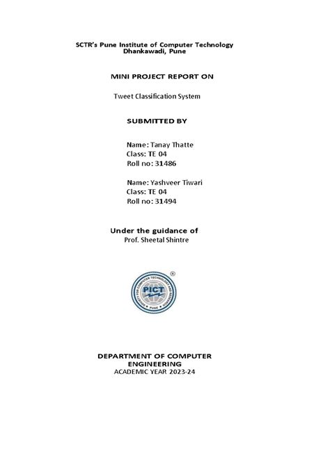 Dsbdal report - SCTR’s Pune Institute of Computer Technology Dhankawadi ...