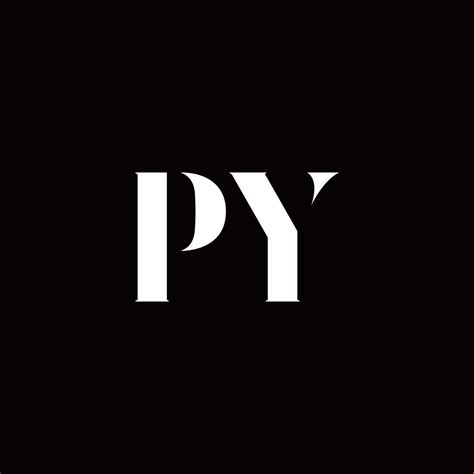 Initial Letter PY Logo Design Vector Template. PY Letter Logo Design ...