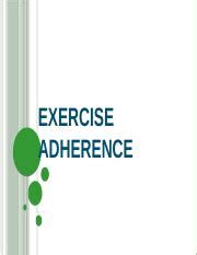 Exercise Program Adherence 的图像结果