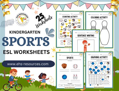 Sport Worksheet for Kindergarten 的图像结果