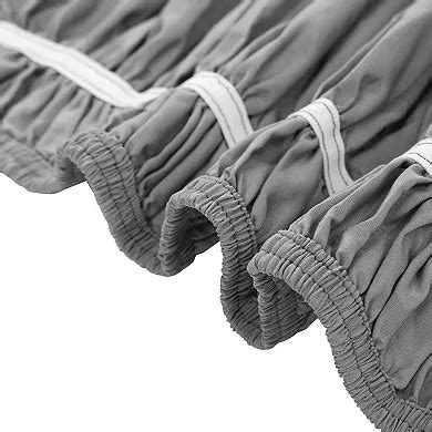Base Valance Sheet Polyester Wrap Around Dust Ruffle 15" Drop Elastic ...