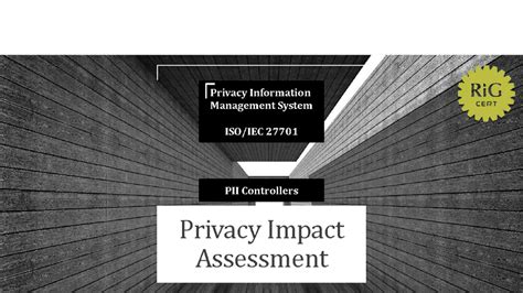 Privacy Impact Assessment Methodology 27701: Evaluating PII Risks - Studocu