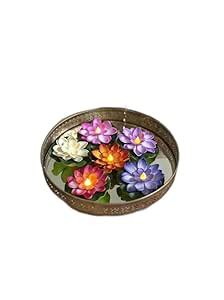 Buy AnguVeda 6 Pcs Sensor Water Floating Diyas Smokeless Flameless ...