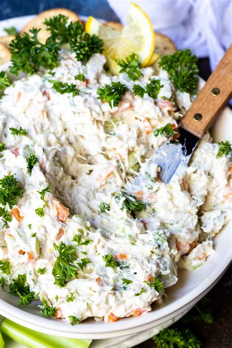 CRAZY GOOD Cold Crab Dip Recipe- WonkyWonderful