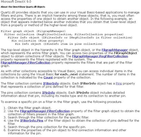 DirectShow VB.NET Example 的图像结果