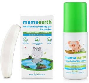 Mamaearth Baby Care (Moisturizing Bathing Bar Soap 150g+Clean Cuties ...