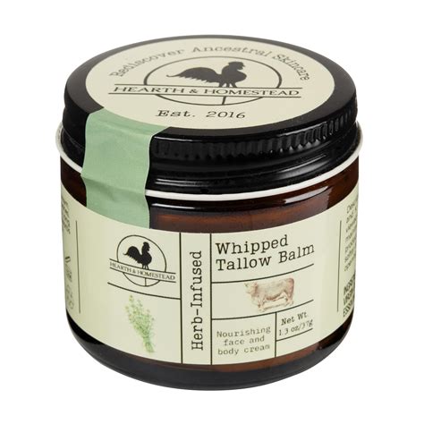 Beef Tallow Balm – Handmade Whipped Moisturizer for Face, Body & Sensitive Skin