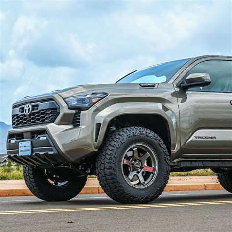 Lifted Toyota Tacoma Looks Great Even in Bronze When Dressed Properly With Graphite Wheels ...