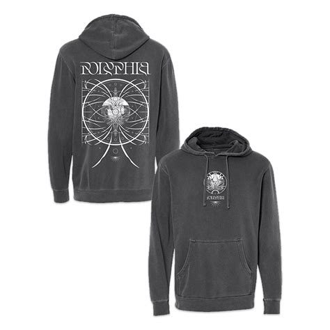 Intricate Black Pullover Hoodie – Polyphia