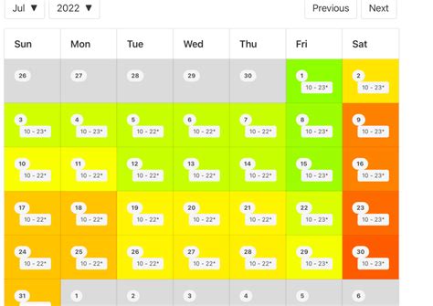 Cedar Point Crowd Calendar - Printable And Enjoyable Learning