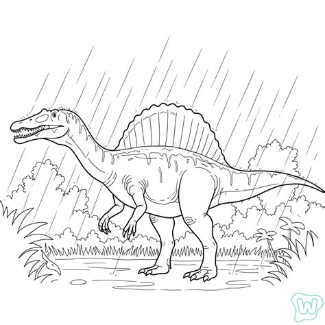 Dinosaur Coloring Pages Spinosaurus [2025]